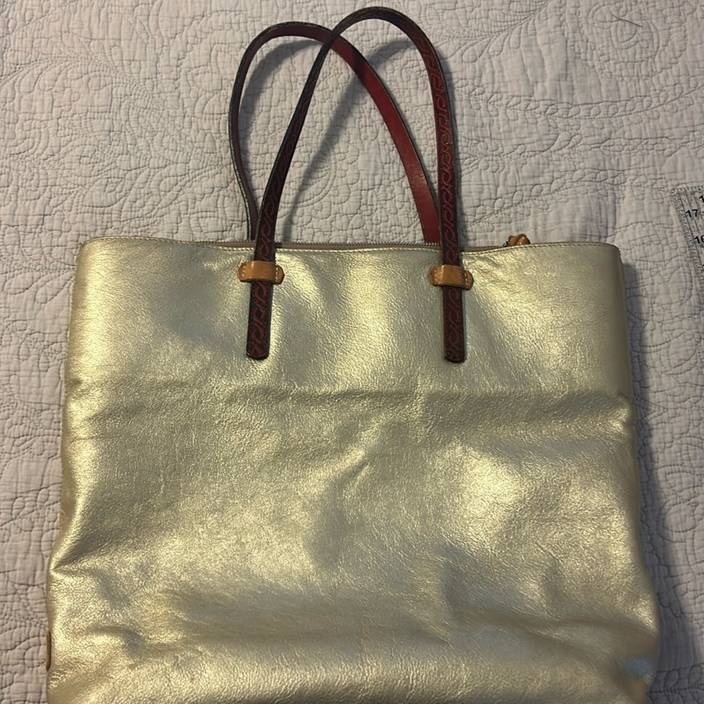 Gold Consuela Tote Bag